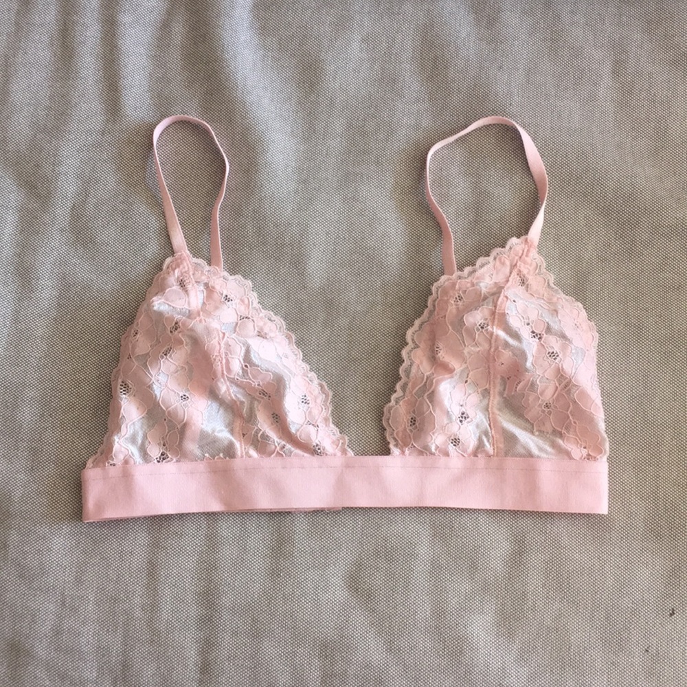 Baby Pink Lace Bra